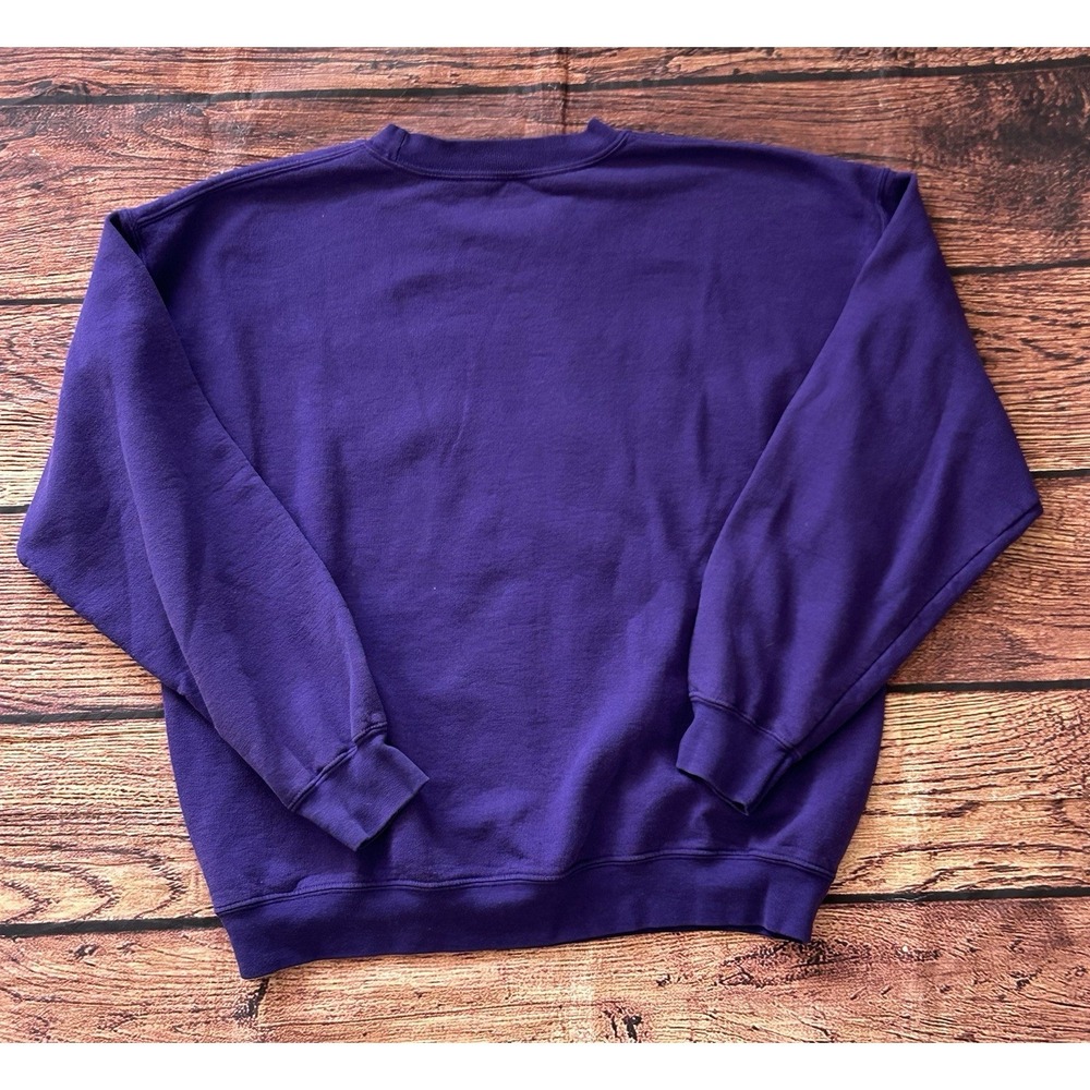 Vintage Purple Washington Huskies Gilden‎ College Football 2013 sweatshirt - Picture 7 of 10